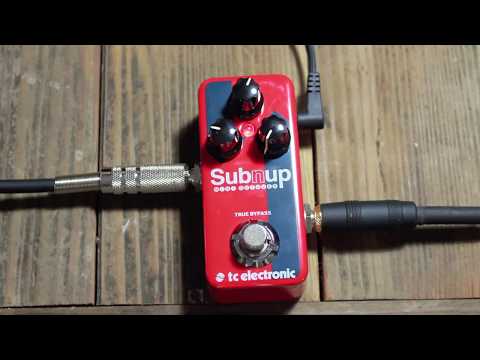 TC Electronic Sub 'N' Up Mini Octaver Effects Pedal