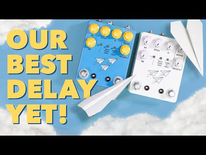 JHS Flight Delay Effects Pedal - White