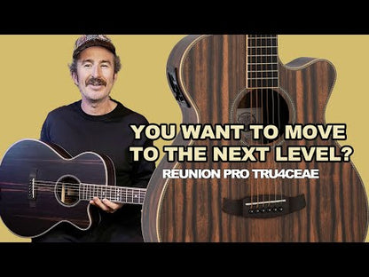 Tanglewood TRU4-CE-AE Reunion Pro Super Folk - Ebony