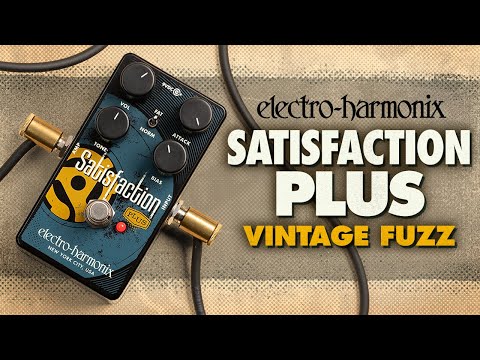Electro Harmonix Satisfaction Plus Fuzz Effects Pedal