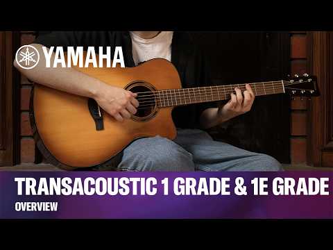 Yamaha TAG1 C Transacoustic Cutaway Guitar - Natural video