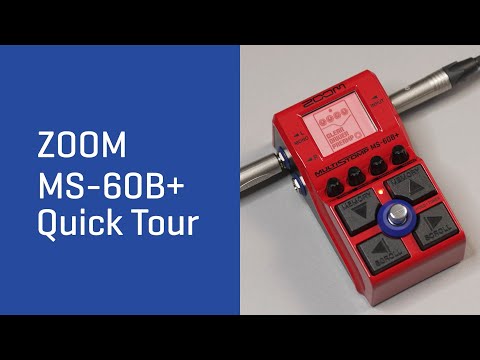 Zoom MS-60B+ MultiStomp Bass Pedal
