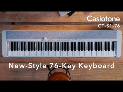 Casio CTS1-76WE 76-Note Casiotone Keyboard - White