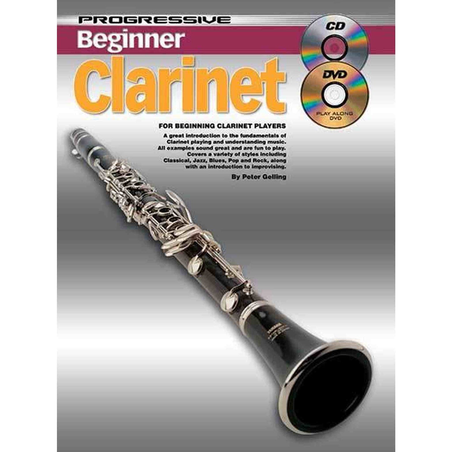 Progressive Beginner Clarinet Book/CD/Dvd - Joondalup Music Centre