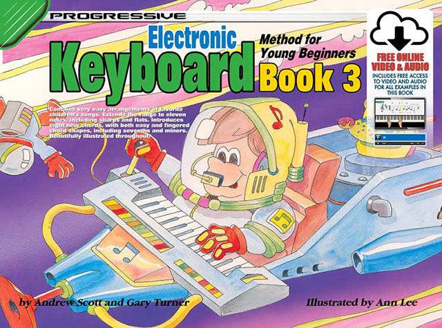 Progressive Electronic Keyboard Method For Young Beginners Book 3 - Joondalup Music Centre