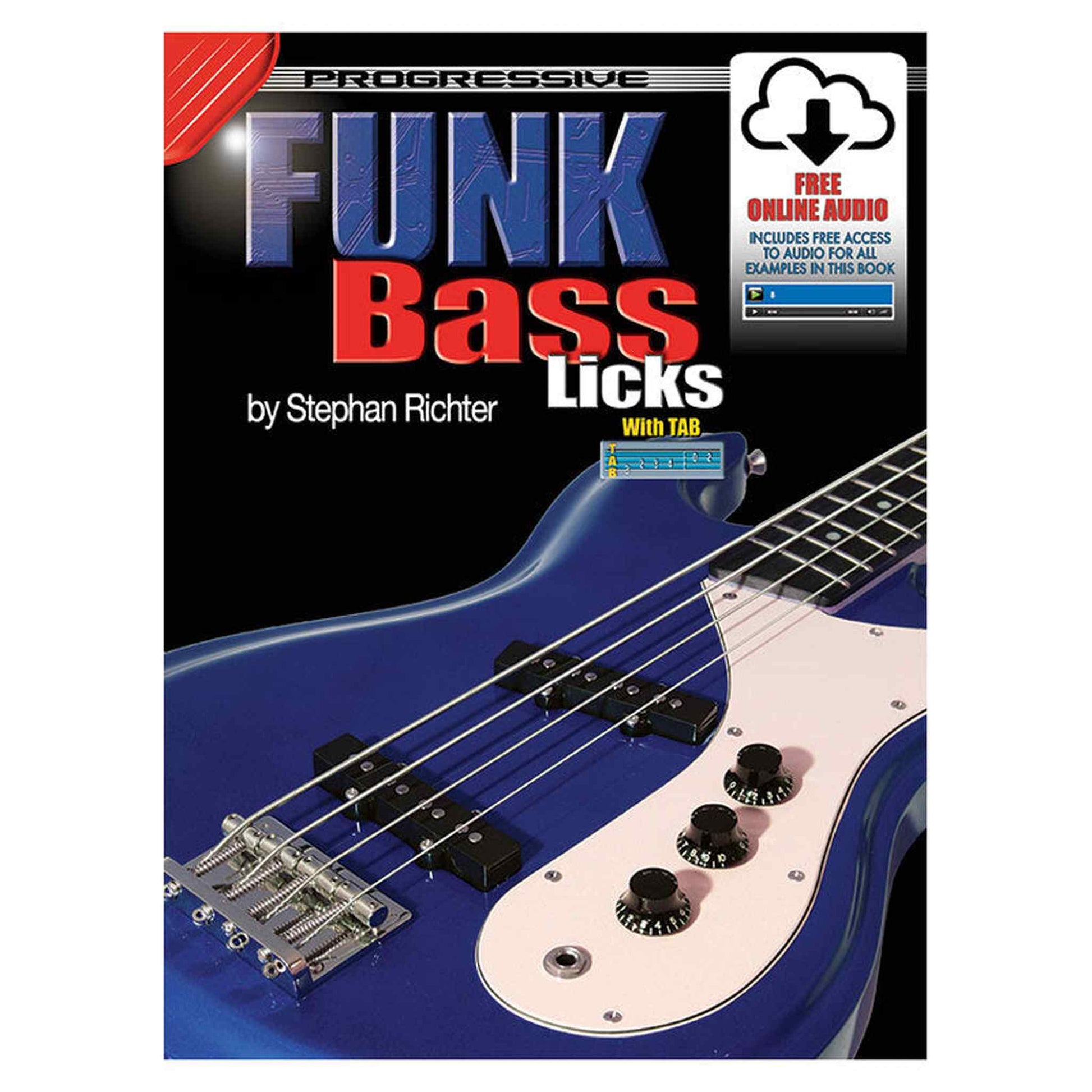 Progressive Funk Bass Licks Book/Online Audio - Joondalup Music Centre