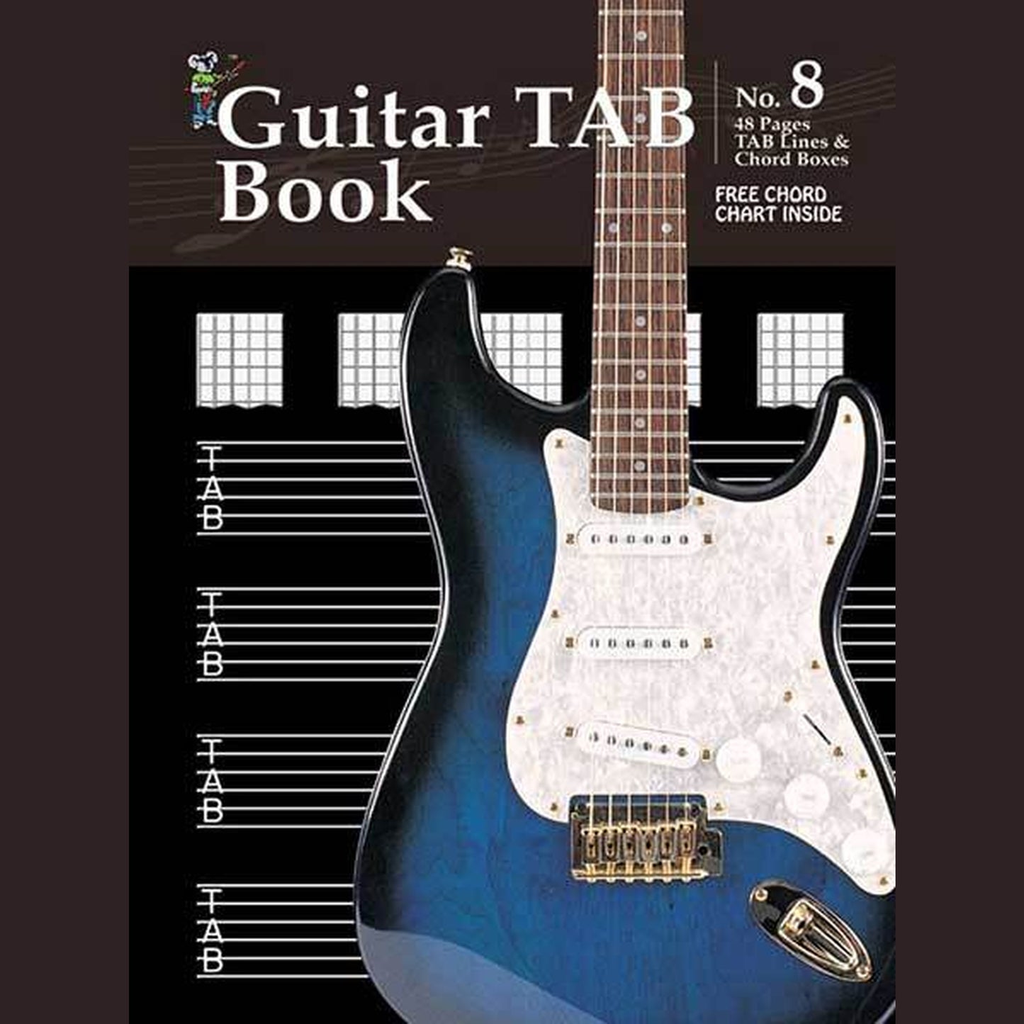 Progressive Guitar Tab Manuscript Book 48 Pgs - Joondalup Music Centre