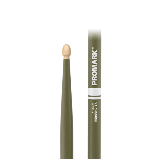 PROMARK DRUM STICKS - REBOUND 5A ACORN WOOD TIP GREEN - Joondalup Music Centre