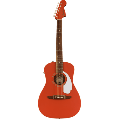 Fender - Malibu Player Acoustic Guitar - Fiesta Red-ACOUSTIC GUITAR-Joondalup Music Centre