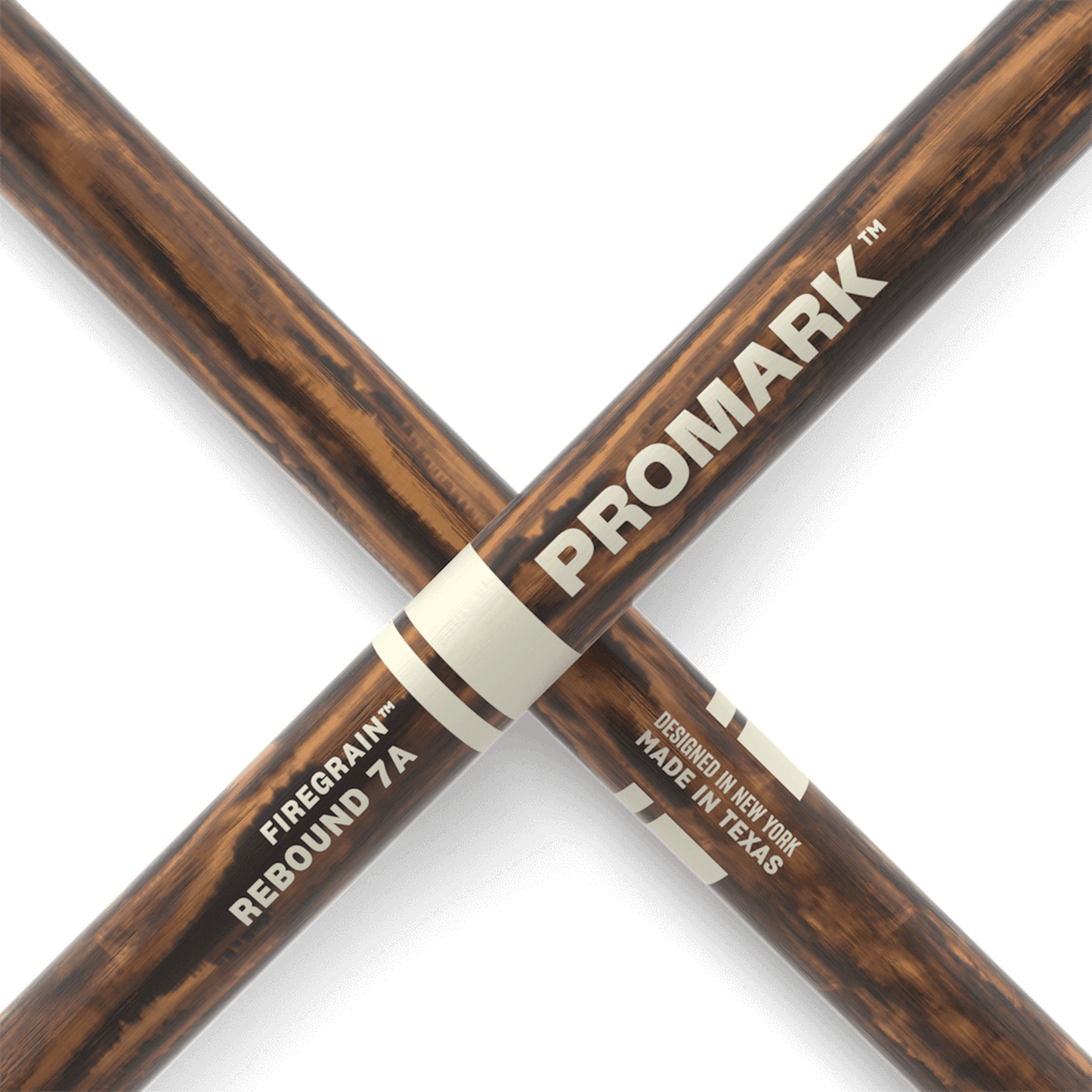 Promark R7AFG Rebound Firegrain 7A Wood Tip Drumsticks