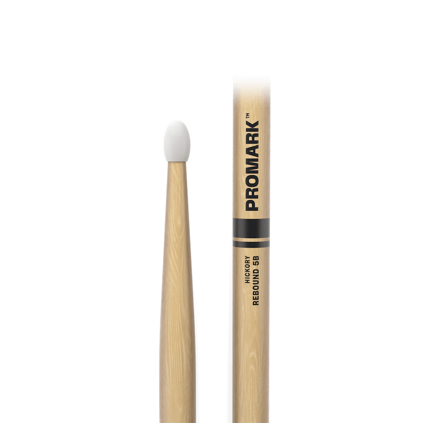 Promark Rebound 5B Hickory Drumstick - Acorn Nylon Tip