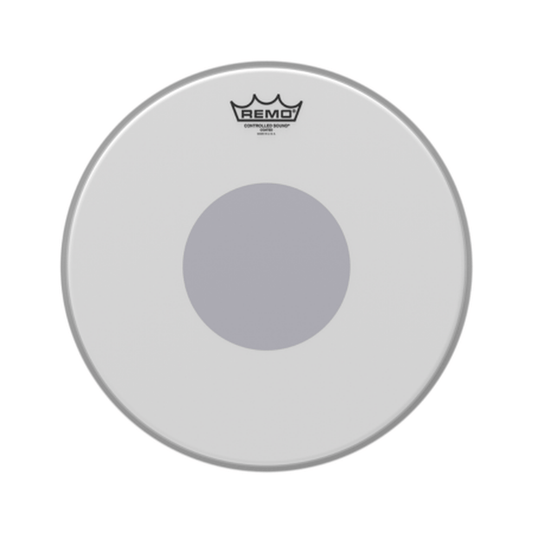 Remo CS-0114-10 Controlled Sound Coated W/Black Dot - 14