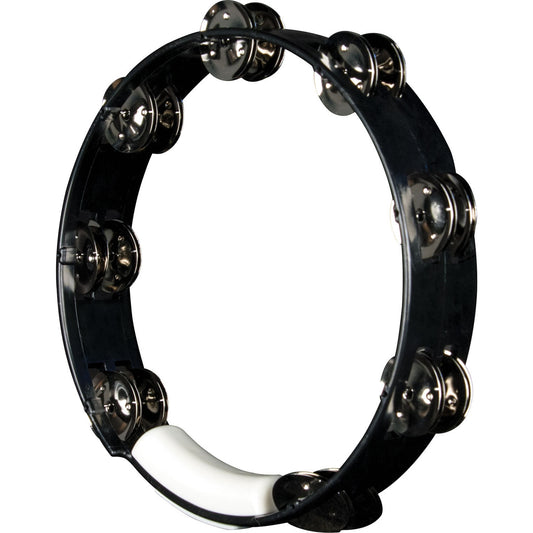 RHYTHM TECH 10in TAMBOURINE BLACK - Joondalup Music Centre
