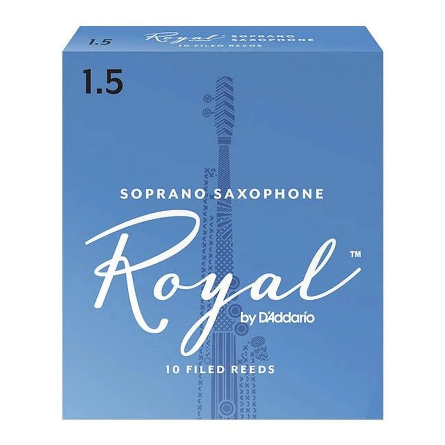 Rico Royal Soprano Sax Reeds - 10 Pack - Size 1.5