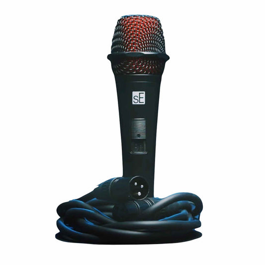 sE V2 Supercardioid Dynamic Vocal Microphone w/Switch & XLR-XLR Cable from Joondalup Music Centre