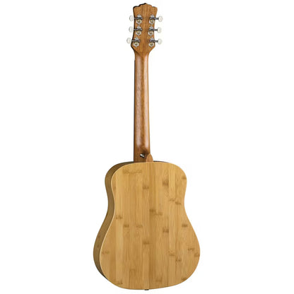 Luna Safari Bamboo Travel Acoustic Guitar W/Bag - Satin Natural