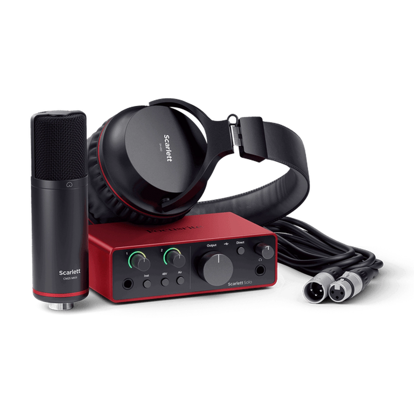 Focusrite Scarlett Solo Studio 4th Generation Recording Pack