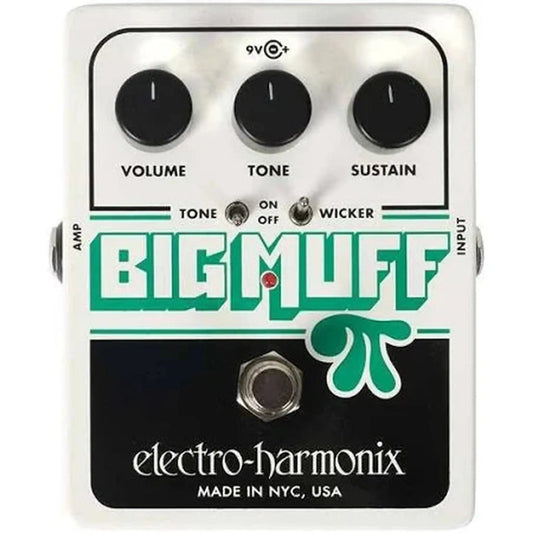Electro Harmonix Big Muff Pi with Tone Wicker Distortion/Sustainer Effects Pedal