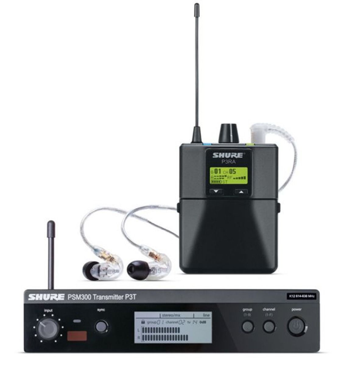 Shure PSM300 Wireless System w/ SE215-CL Earphones J10 - Joondalup Music Centre