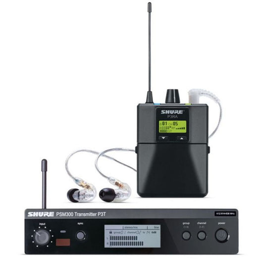 Shure PSM300 Wireless System w/ SE215-CL Earphones J10 - Joondalup Music Centre