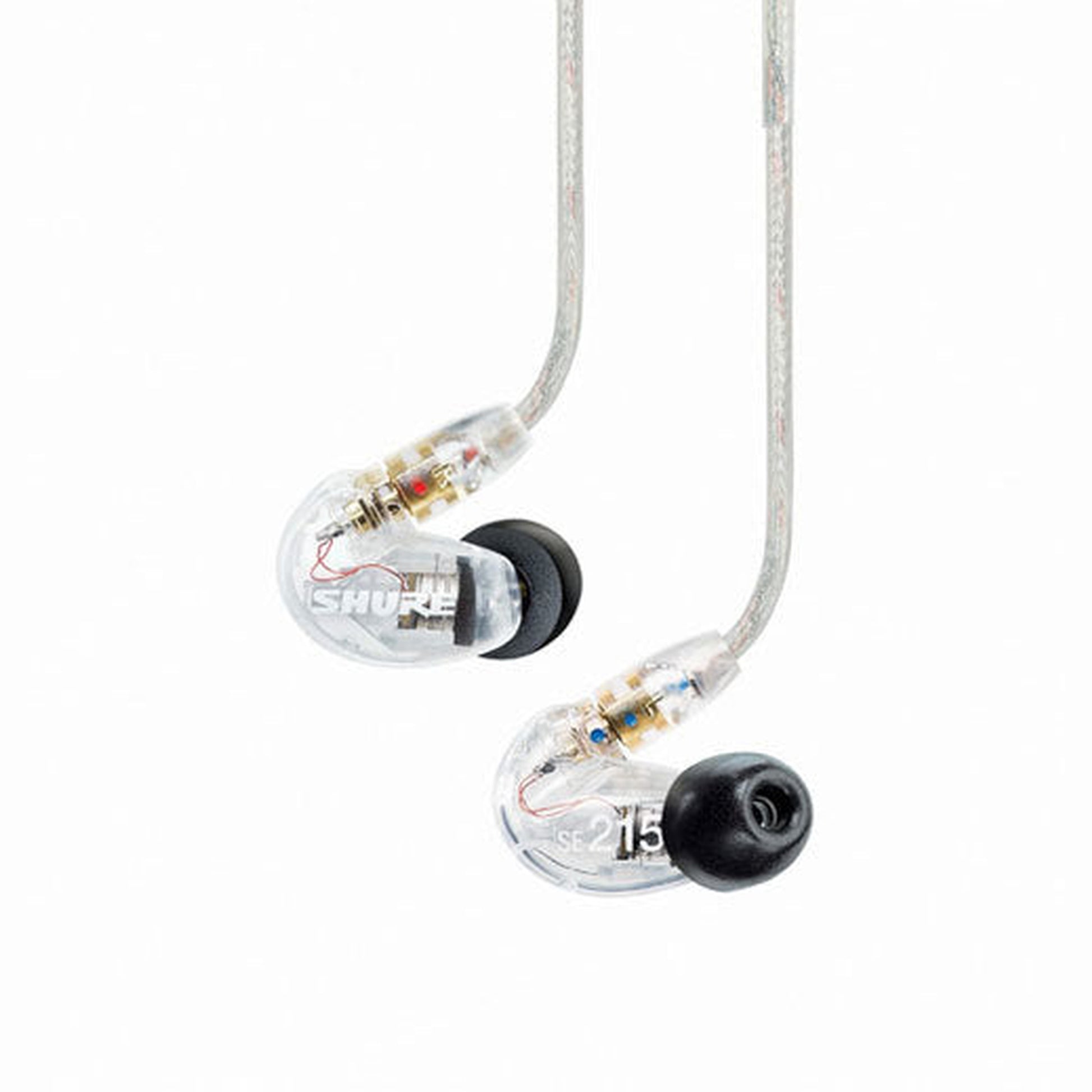 SHURE SE215 SOUND ISOLATING EARPHONES - CLEAR - Joondalup Music Centre