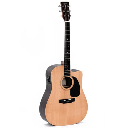 Sigma DTCE Solid Top Acoustic Guitar - Natural