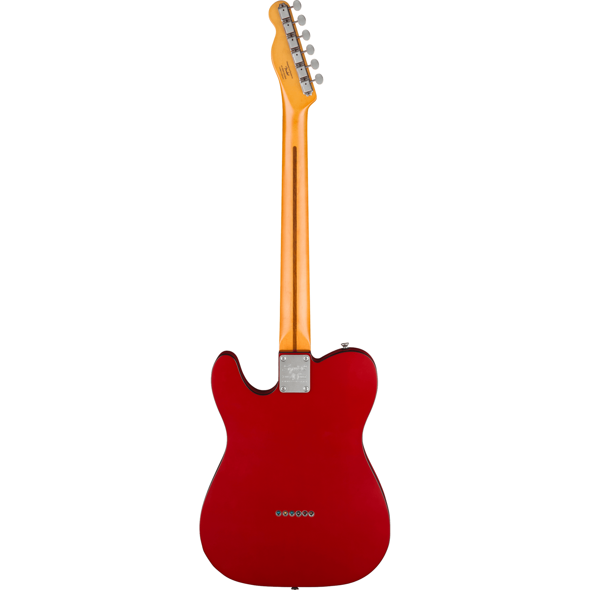 Squier 40th Anniversary Telecaster Vintage Electric Guitar Satin - Dakota Red - Joondalup Music Centre