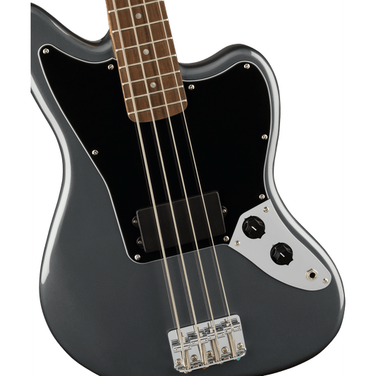 Squier Affinity Series Jaguar Bass - Charcoal Frost Metallic - Joondalup Music Centre