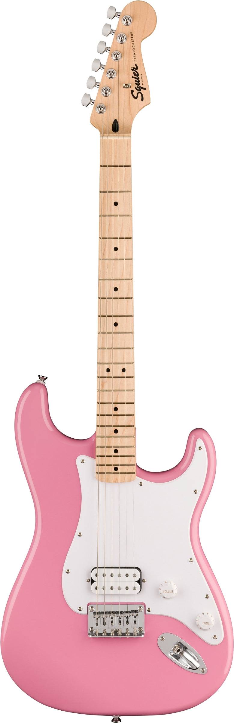 SQUIER SONIC STRATOCASTER HT H MN FLASH PINK - Joondalup Music Centre