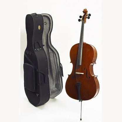 STENTOR CONSERVATOIRE 4/4 SIZE CELLO OUTFIT - ANTIQUE CHESTNUT - Joondalup Music Centre