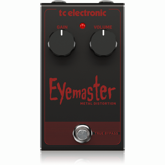 TC Electronic Eyemaster Metal Distortion Effects Pedal - Joondalup Music Centre