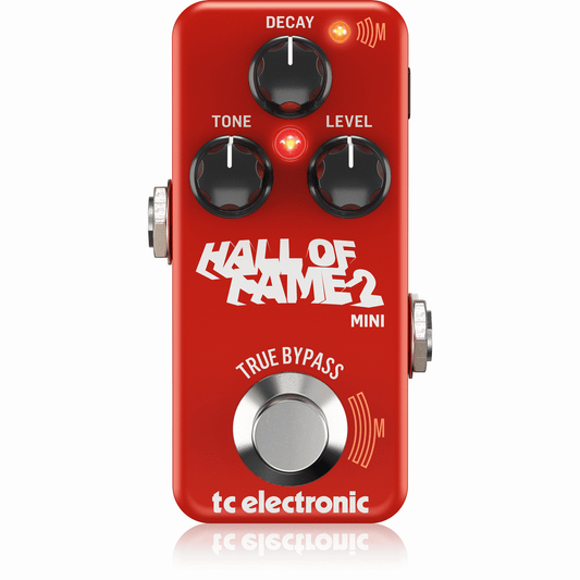 TC ELECTRONIC HALL OF FAME 2 MINI REVERB EFFECTS PEDAL - Joondalup Music Centre