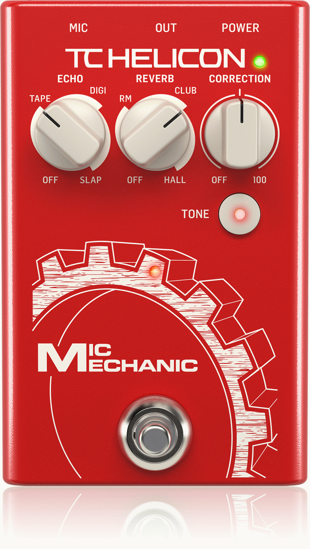 TC Helicon Mic Mechanic 2 Vocal Effects Pedal - Joondalup Music Centre