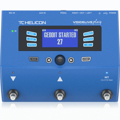 TC HELICON VOICELIVE PLAY VOCAL EFFECTS PEDAL - Joondalup Music Centre