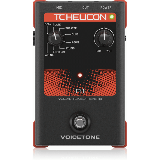 TC HELICON VOICETONE R1 VOCAL EFFECTS PEDAL - Joondalup Music Centre