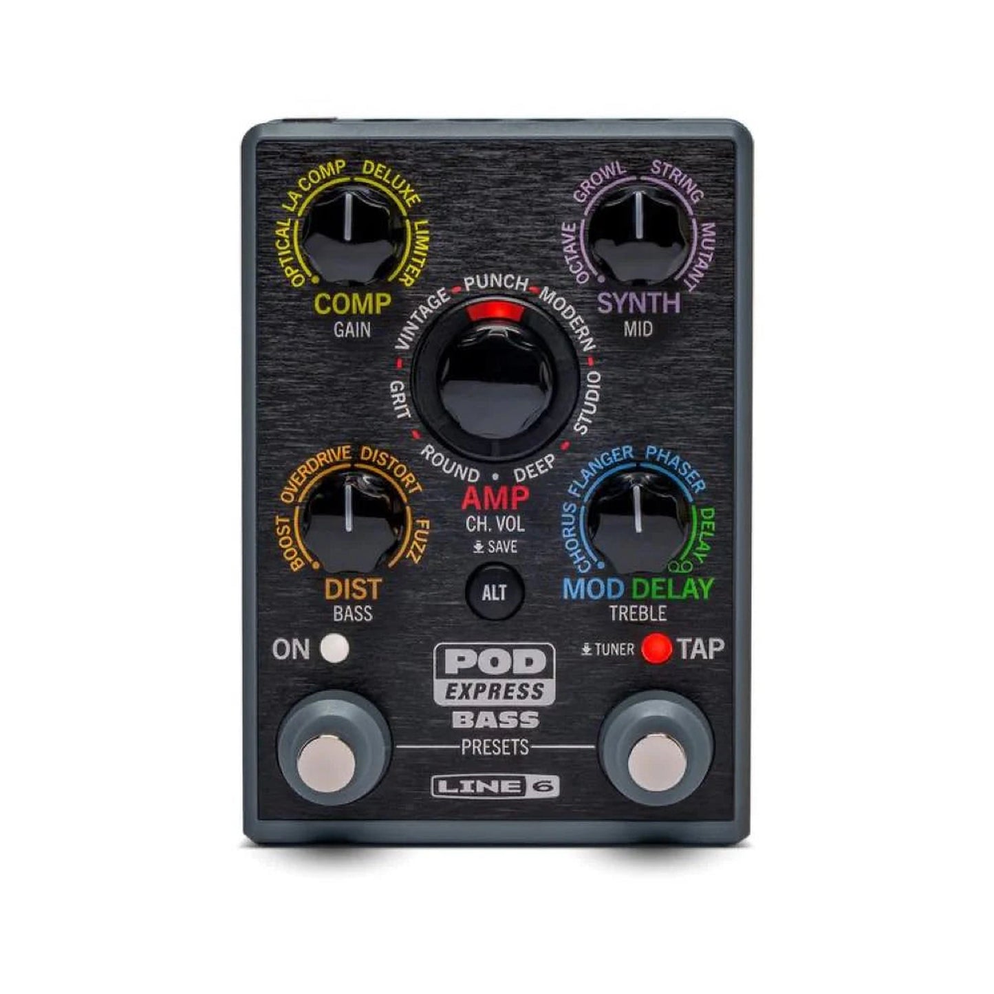 Line 6 POD Express Compact Bass Multi Effect Pedal - Joondalup Music Centre