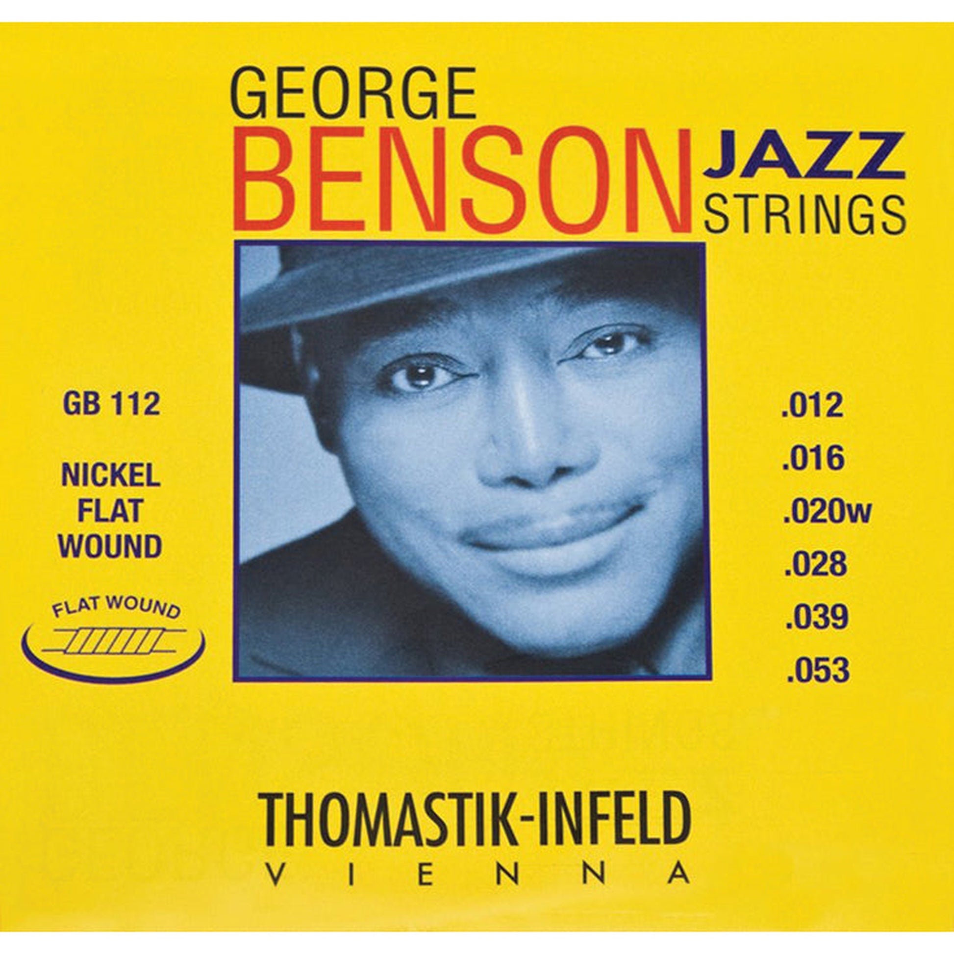 Thomastik GB112T George Benson Signature Flatwound Electric Guitar Strings - 12-53 - Joondalup Music Centre