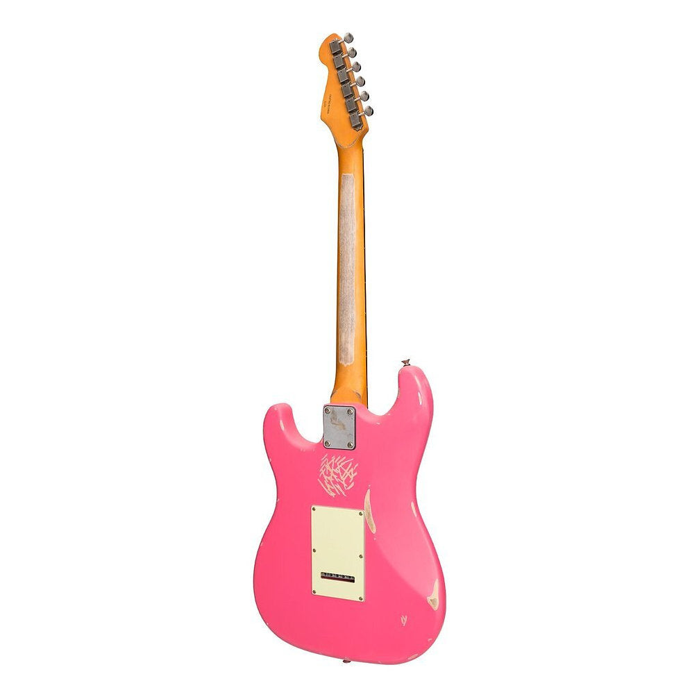 Tokai Legacy Strat Syle Electric Guitar HSS - Relic Pink - Joondalup Music Centre