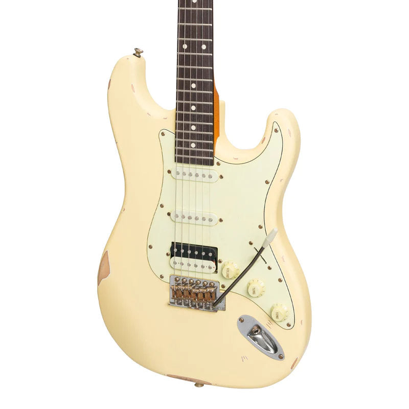 Tokai Legacy Strat Style Electric Guitar HSS - Relic Cream - Joondalup Music Centre