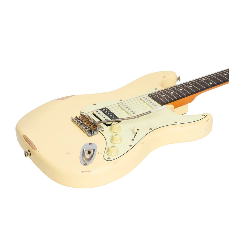 Tokai Legacy Strat Style Electric Guitar HSS - Relic Cream - Joondalup Music Centre