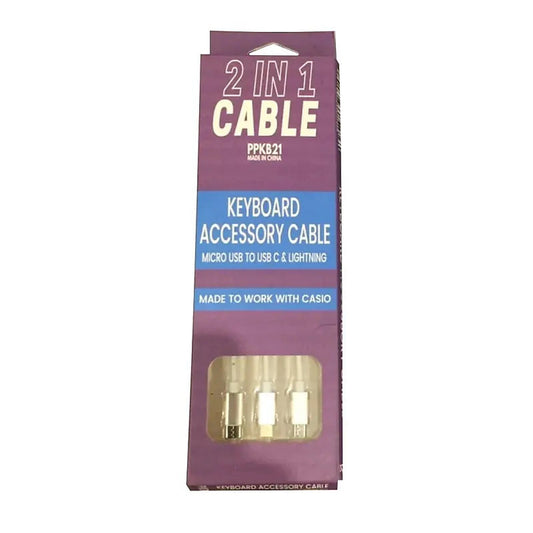 Casio - 2 In 1 USB-USB-C/Lightning Connector - Keyboard - Joondalup Music Centre