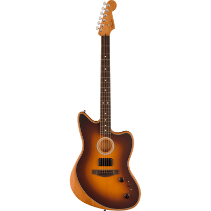 Fender Acoustasonic Player Jazzmaster Hybrid Acoustic Guitar - 2-Color Sunburst-ACOUSTIC GUITAR-Joondalup Music Centre