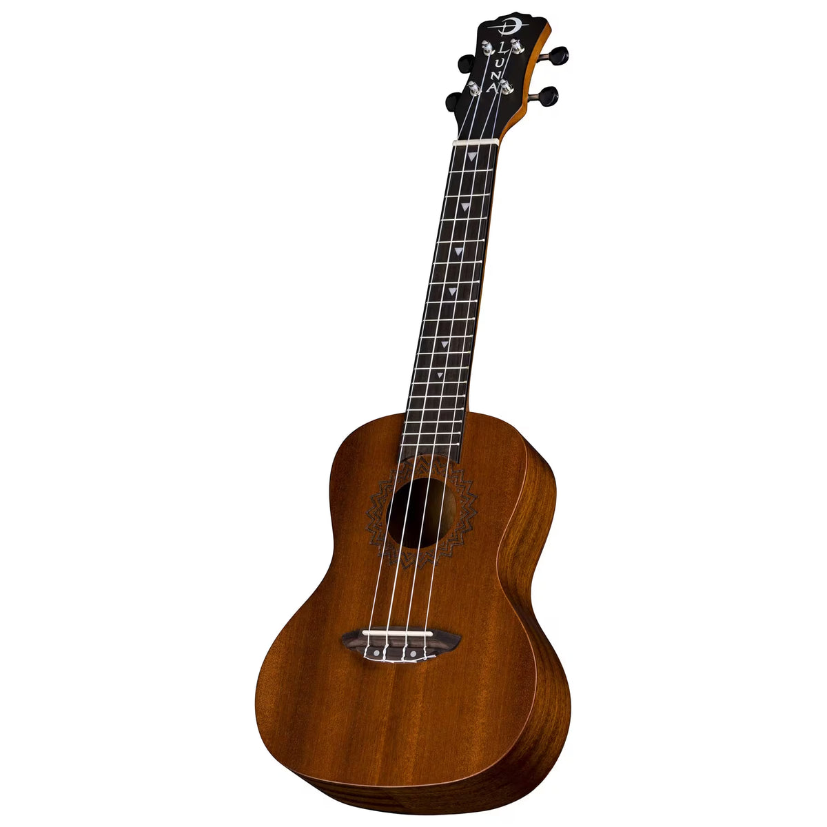 Luna Uke Vintage Mahogany Concert Pack
