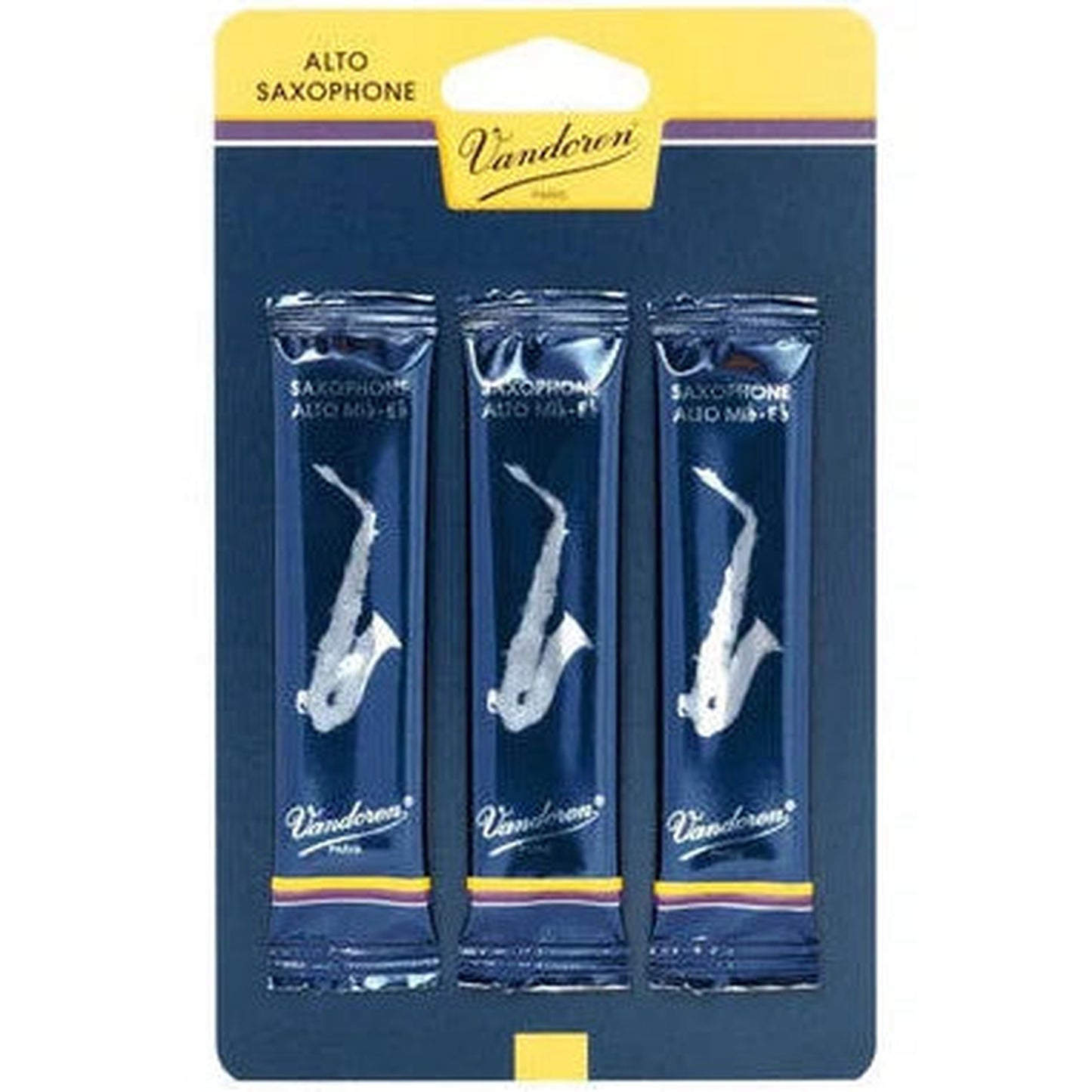 Vandoren Traditional Reeds - Alto Saxophone Size 2 - 3 Pack - Joondalup Music Centre