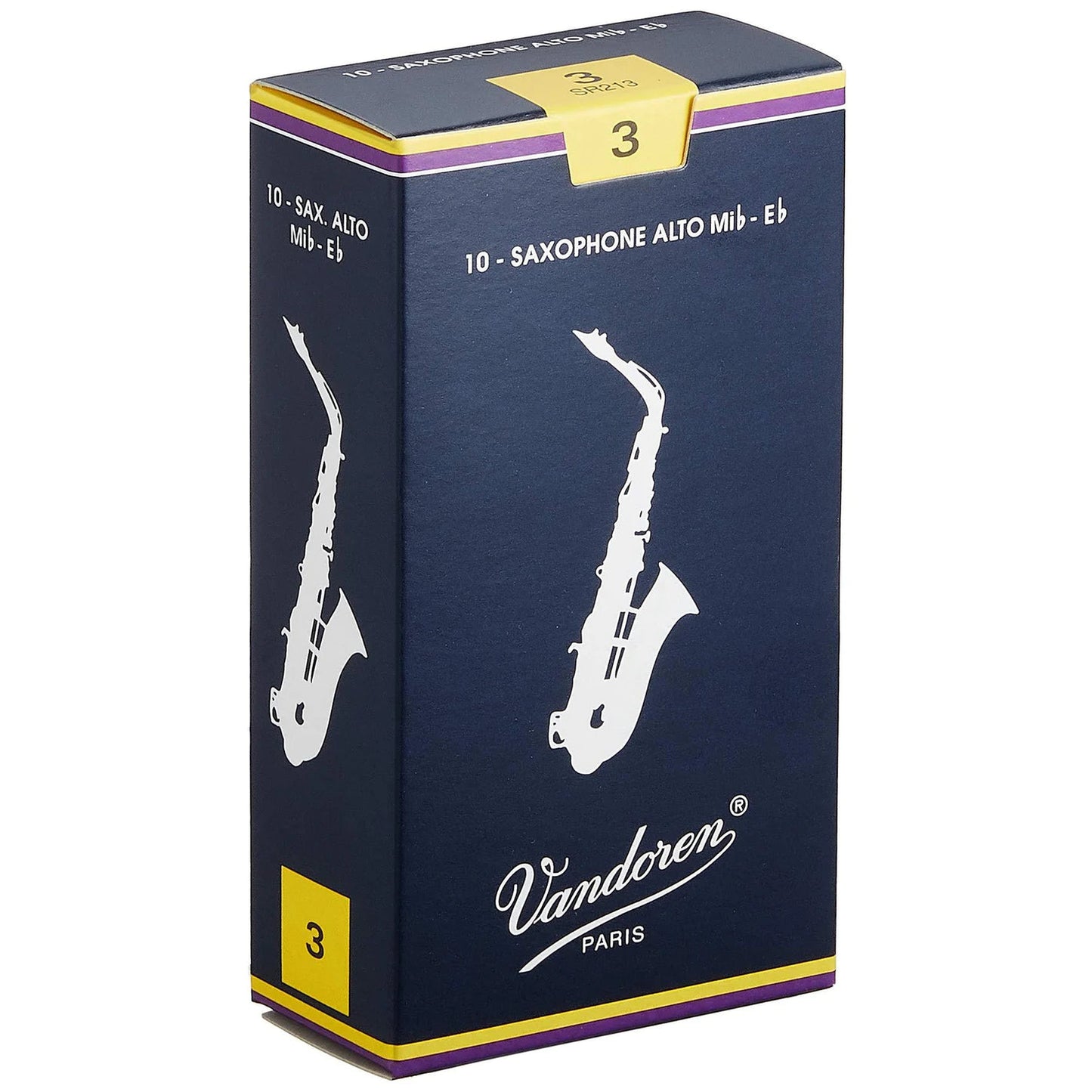 Vandoren Traditional Reeds - Alto Saxophone Size 3 - 10 Pack - Joondalup Music Centre