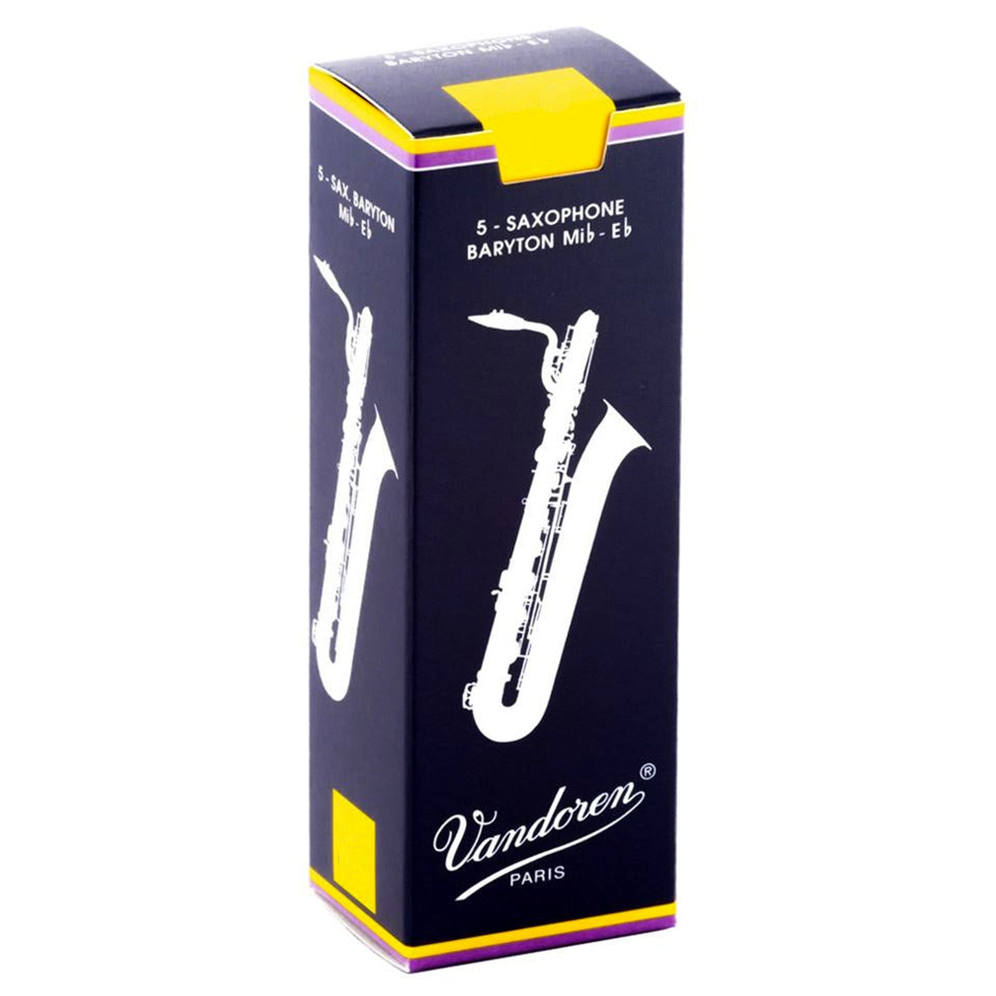 VANDOREN TRADITIONAL REEDS - BARITONE SAXOPHONE SIZE 3.5 - 10 PACK - Joondalup Music Centre