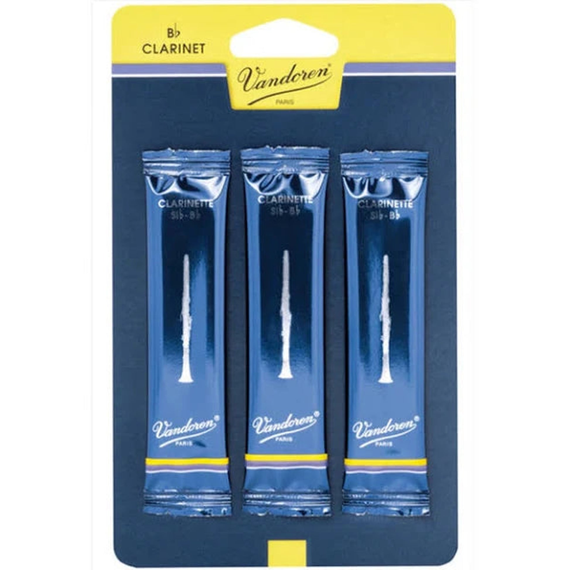 Vandoren Traditional Reeds - Clarinet Size 2 - 3 Pack - Joondalup Music Centre