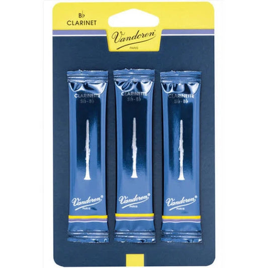 Vandoren Traditional Reeds - Clarinet Size 2 - 3 Pack - Joondalup Music Centre