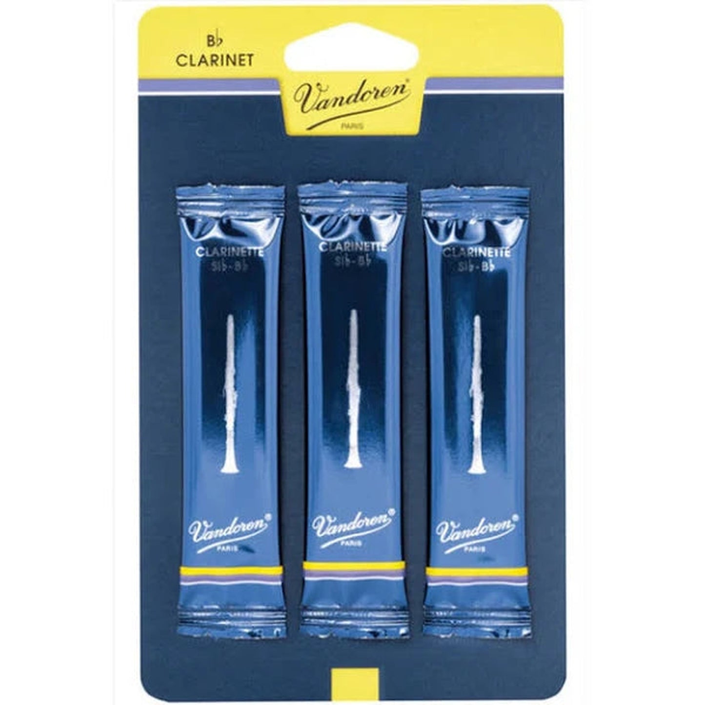 Vandoren Traditional Reeds - Clarinet Size 2.5 - 3 Pack - Joondalup Music Centre