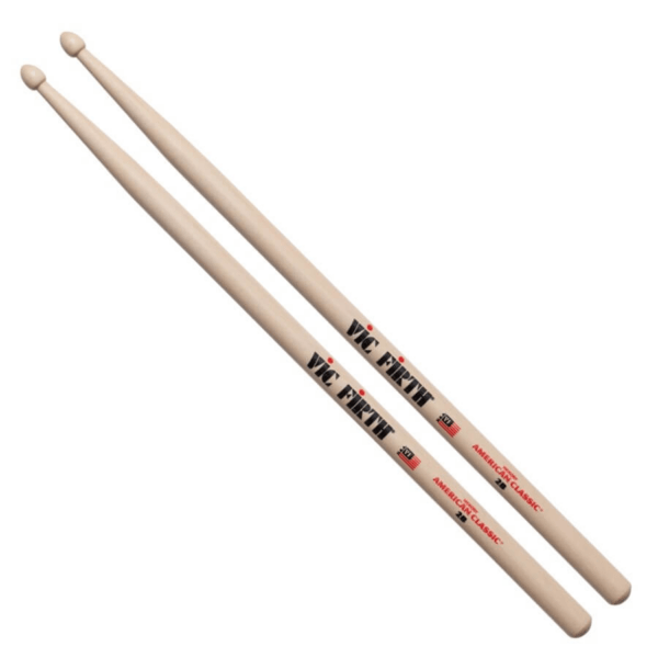 Vic Firth American Classic Drum Sticks - 2B Wood Tip - Joondalup Music Centre